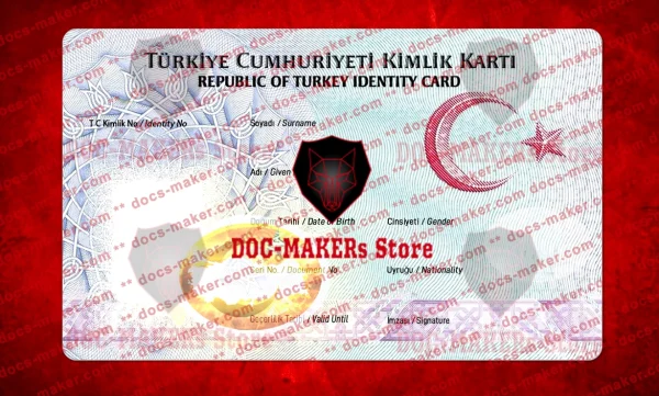 Turkey ID Card – V1 – PSD Template